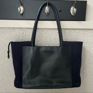 Tumi Leather Nylon Tote